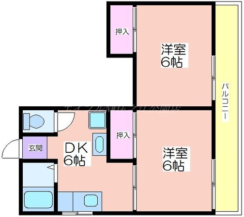 石神マンションの物件間取画像